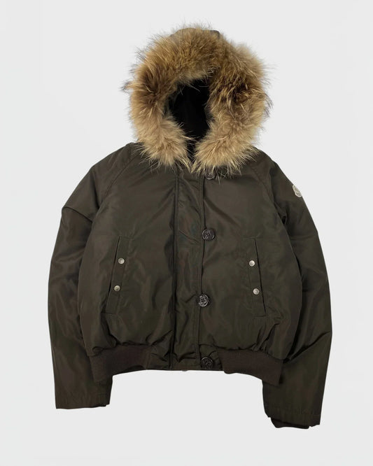Moncler doudoune fourrure femme