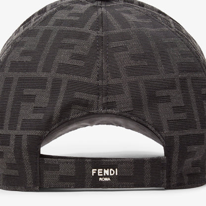Casquette de baseball en jacquard FF gris