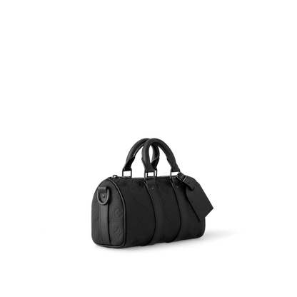 Sac Keepall Bandoulière 25 Noir Cuir