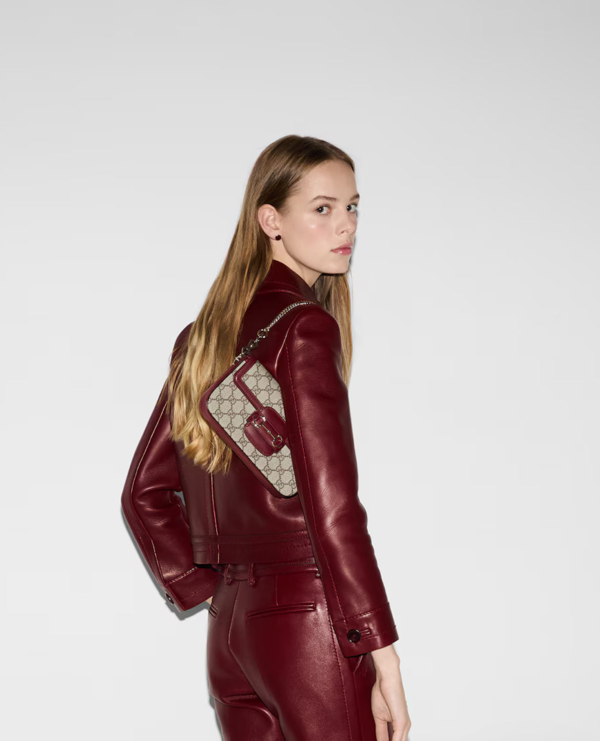 Sac à épaule Gucci Horsebit 1955 Soft petit format