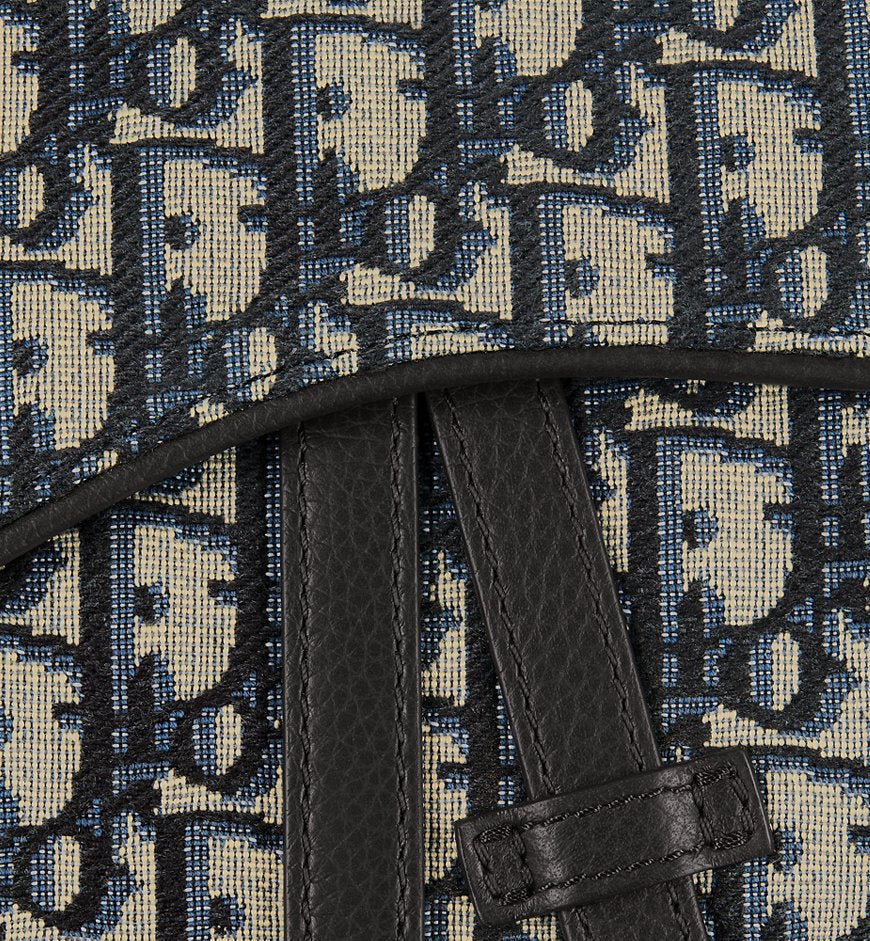 Sac Saddle Noir et Beige