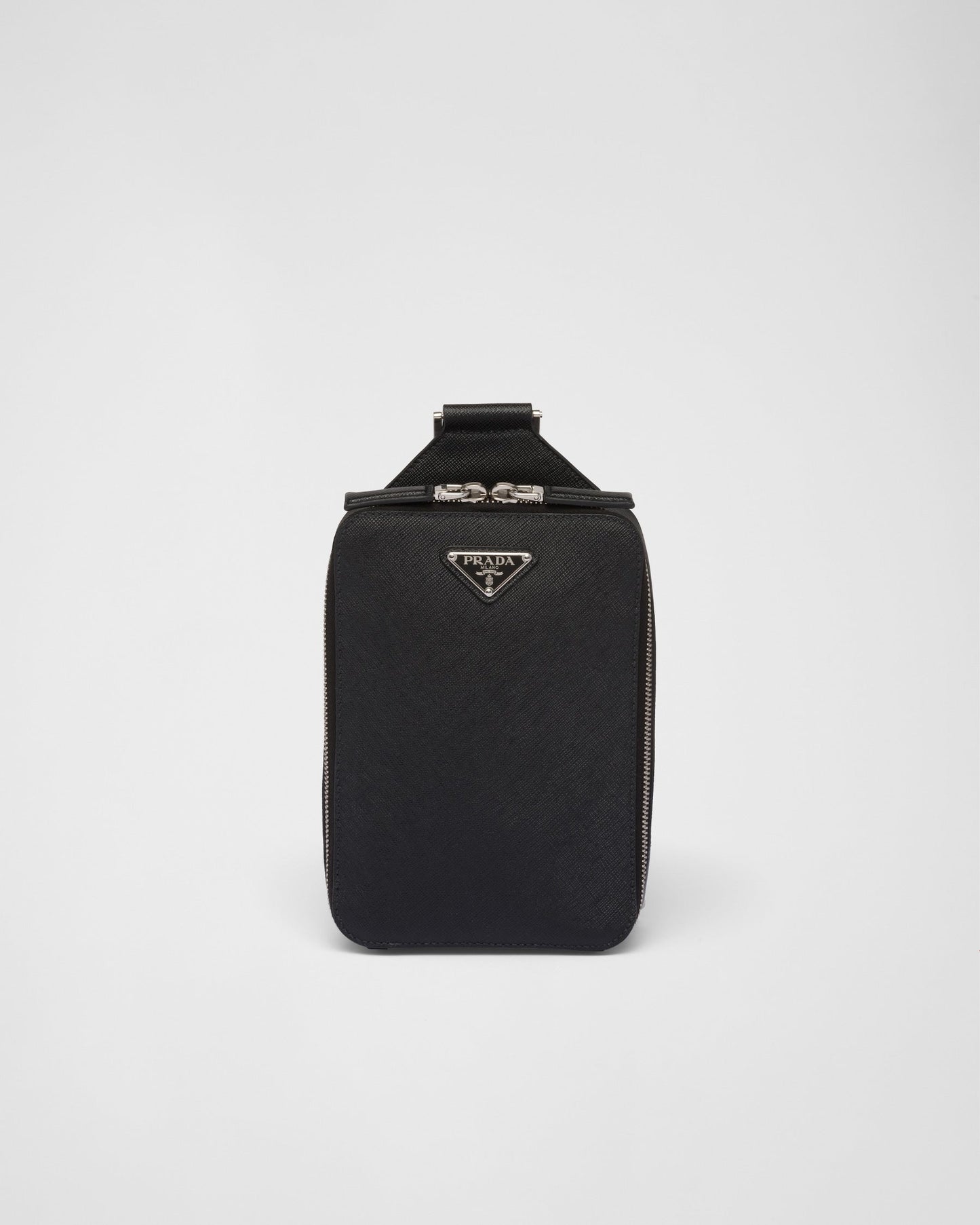 Sac Prada Brique en cuir Saffiano