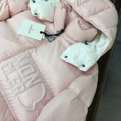 MONCLER Abbaye Doudoune matelassée Rose Claire