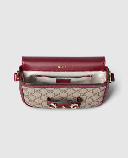 Sac à épaule Gucci Horsebit 1955 Soft petit format