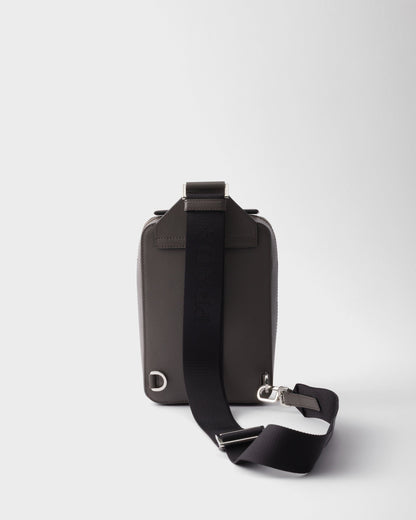 Sac Prada Brique en cuir Saffiano