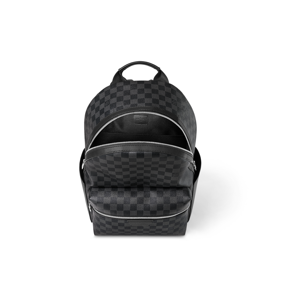 Sac à dos Discovery PM Toile Damier Graphite Noir