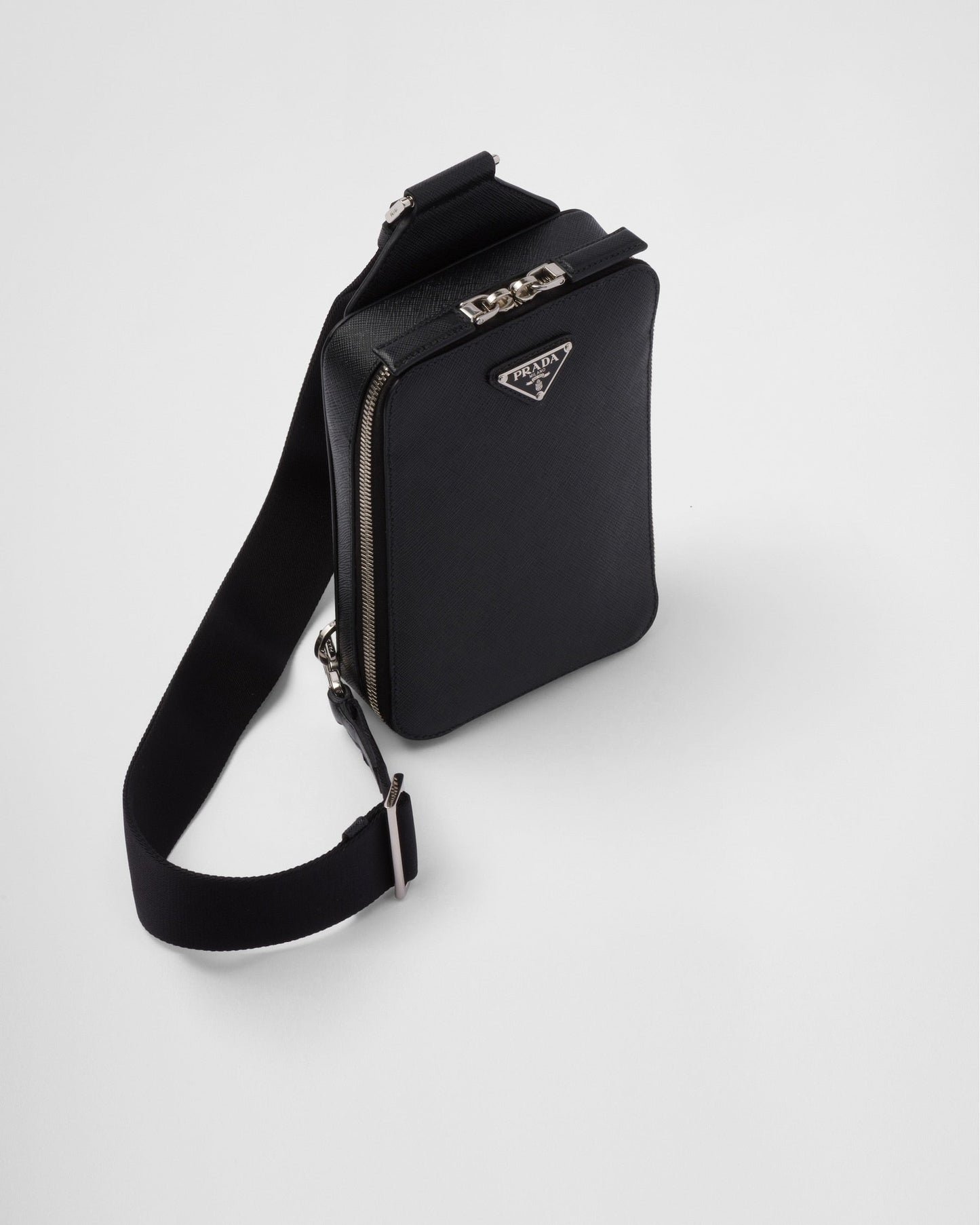 Sac Prada Brique en cuir Saffiano