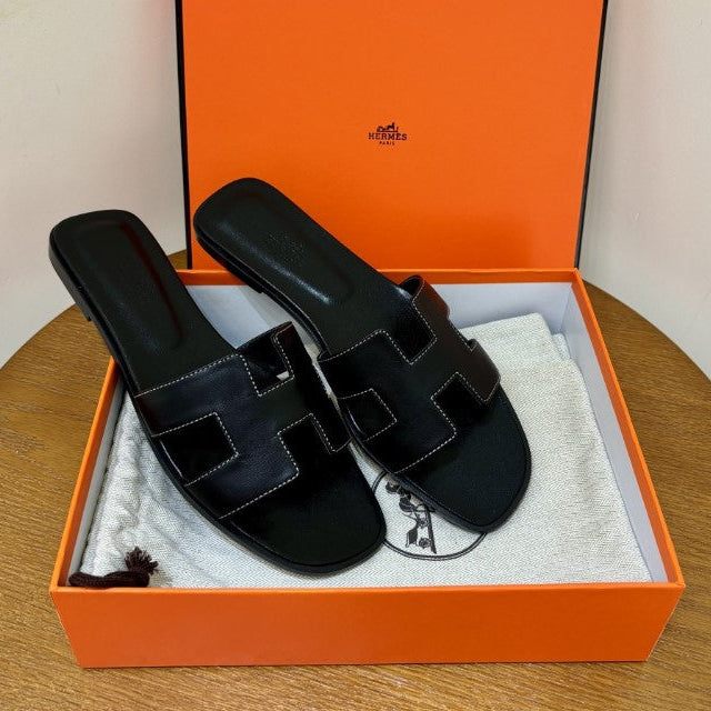 Hermes - Claquettes Noir