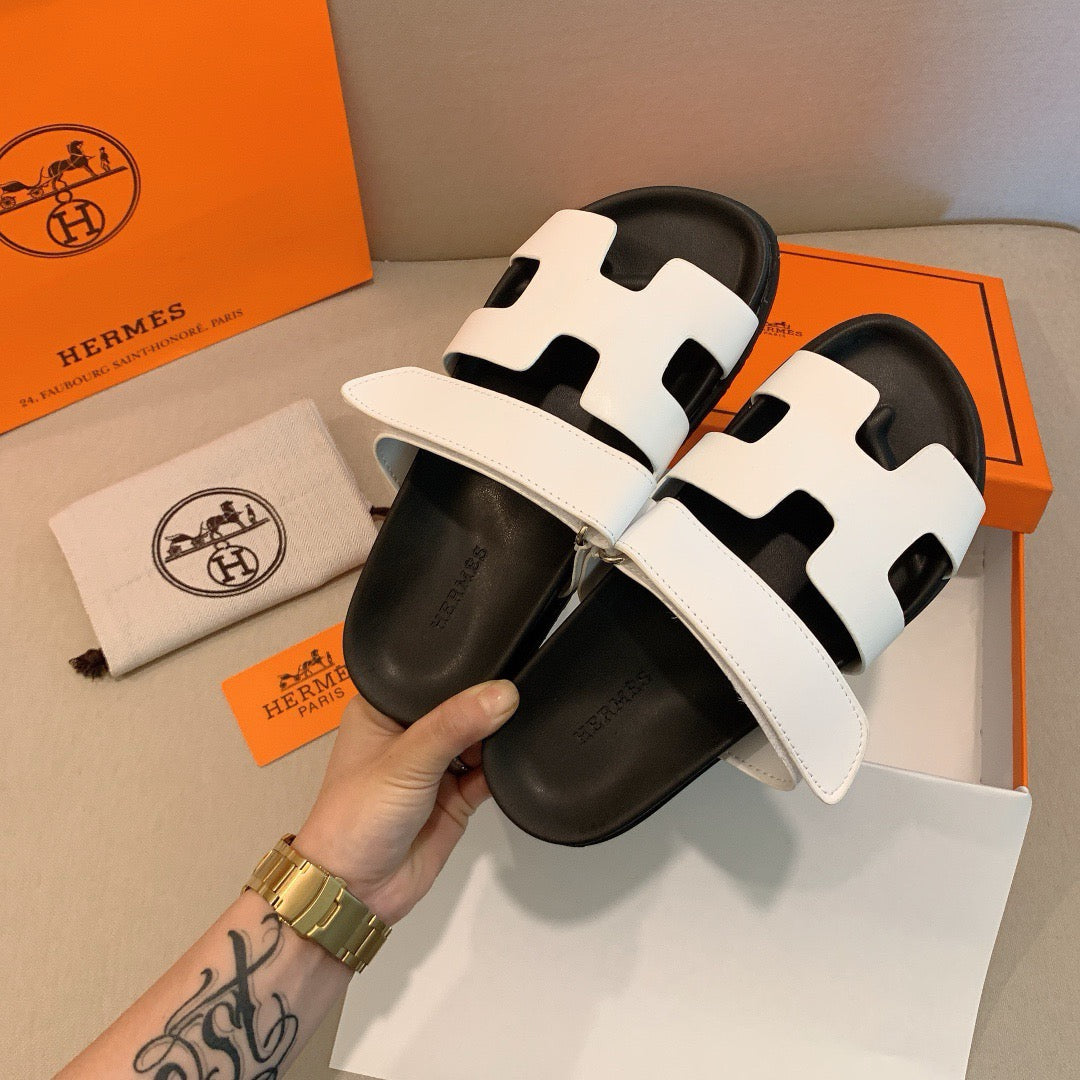 Hermes - Sandales Chypre Blanc
