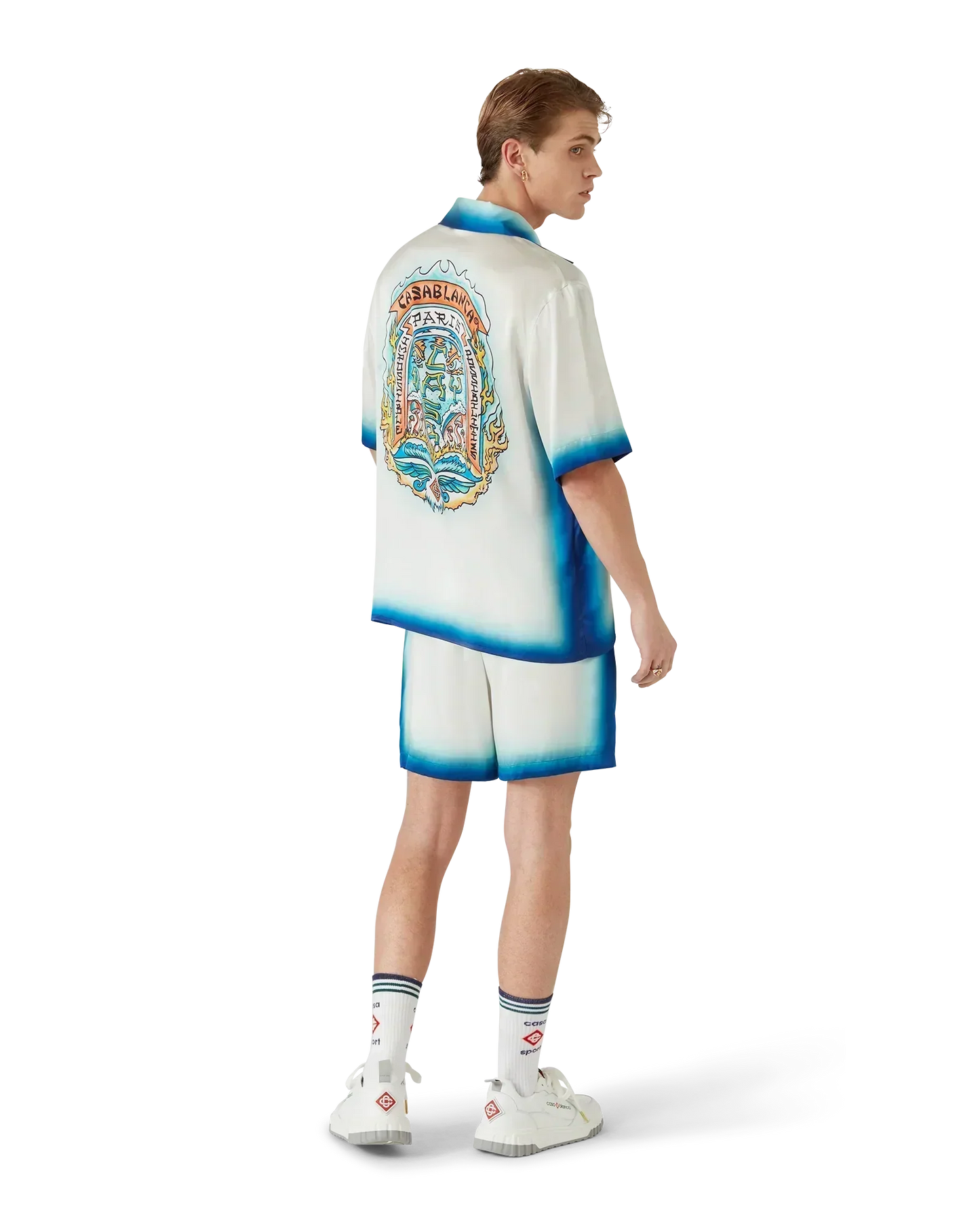 Casa Way Skate Short Sleeve Silk Shirt