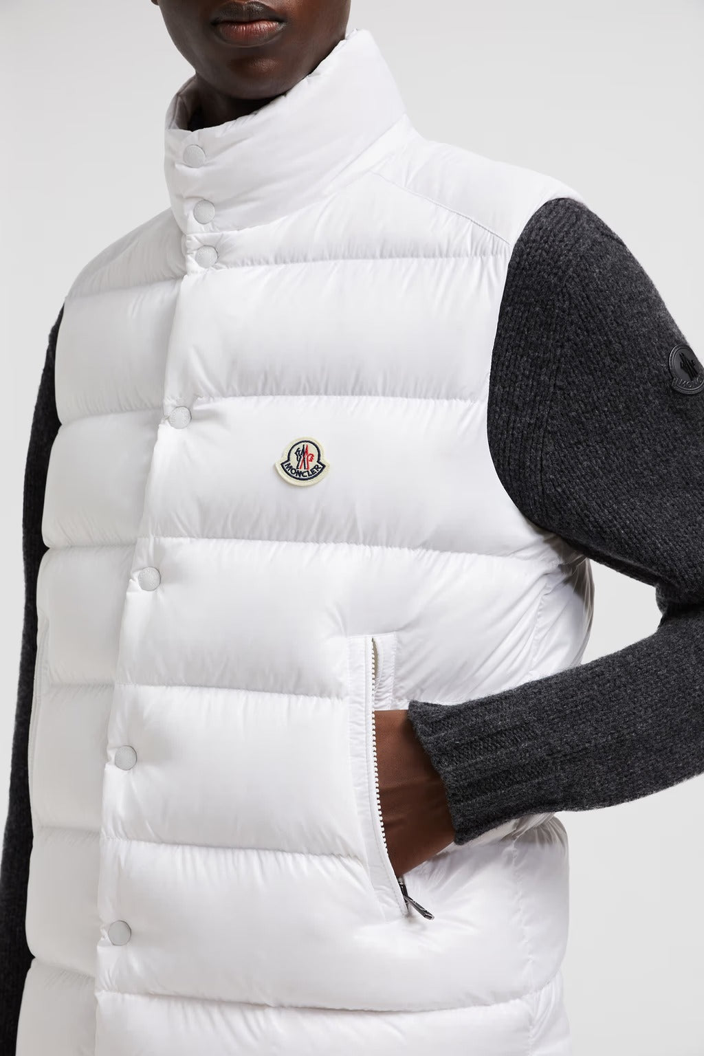 Doudoune Moncler sans manche Tibb