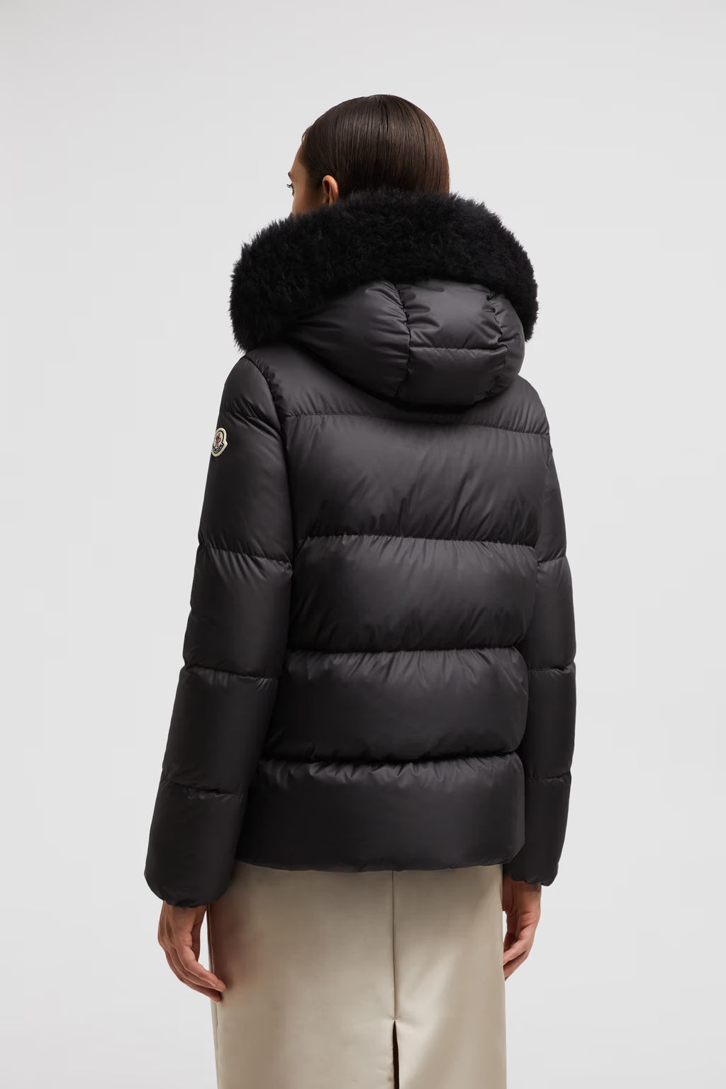 Doudoune courte a capuche Laichefur Moncler Noir
