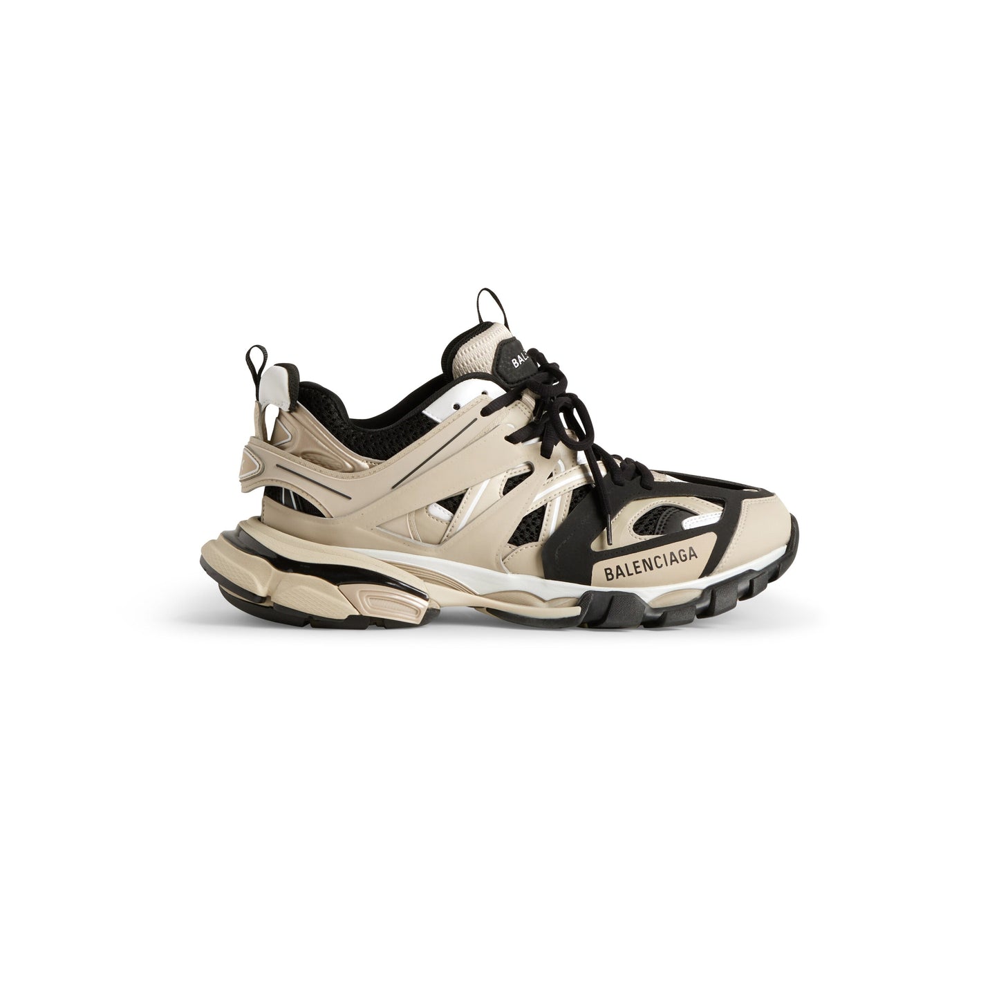 Balenciaga Track Cream Black